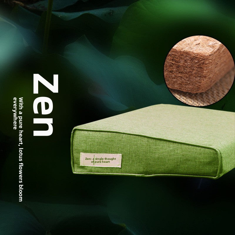 Zensoullab Meditation Cushion Meditation Cushion Coconut Palm Folding Meditation Static Cushion Home Kneeling Buddha Worship Thickened Plate Cushion Upper Cushion