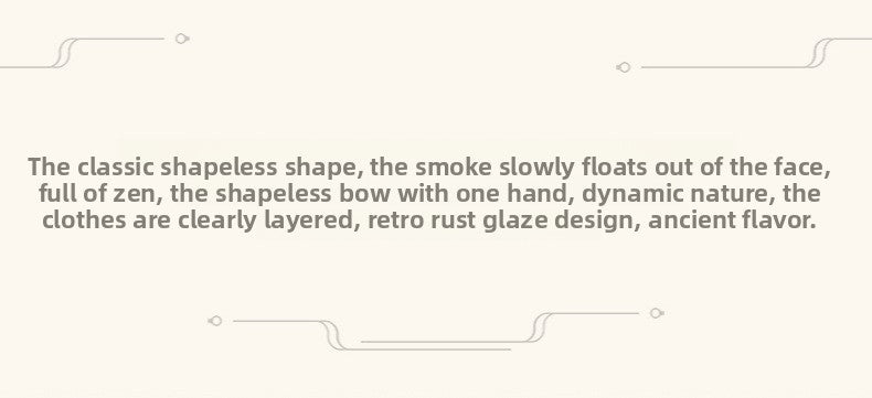 zensoullab Zen Style Formless Mini Incense Burner for Home Indoor Small Disc Incense Burner Tea Room Desktop Antique Incense Burner Small Ornament