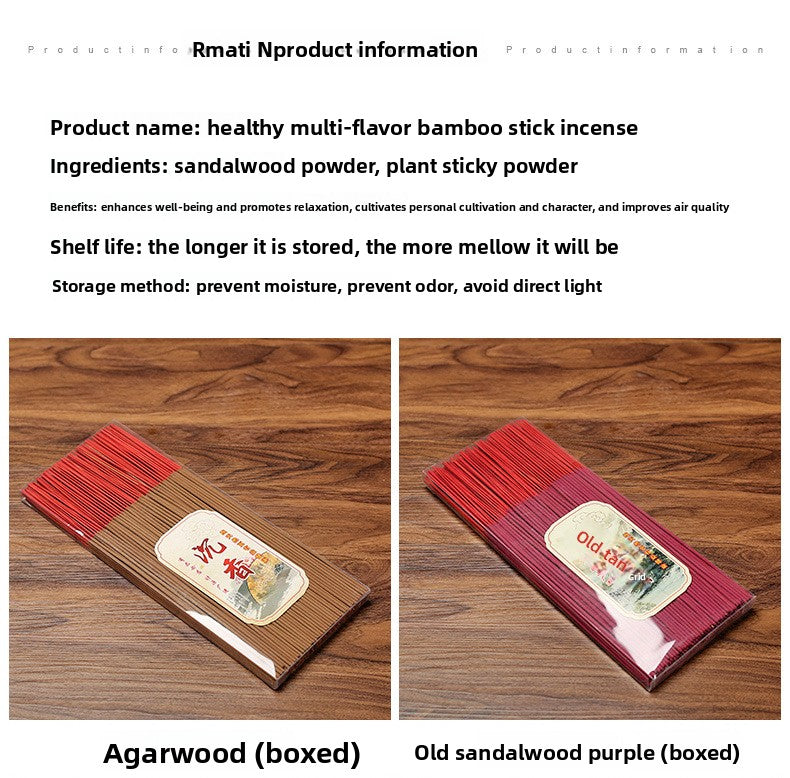 zensoullab Bamboo Stick Goodbye Natural Sandalwood Incense Offering Incense Indoor Study Office Aromatherapy Support Dropshipping
