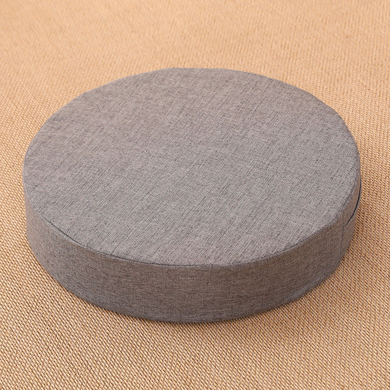 Zensoullab Japanese Style Tatami Mat Futon Cushion Thickened Stool Removable and Washable Window Cushion round Meditation Cushion Meditation Pray Cushion