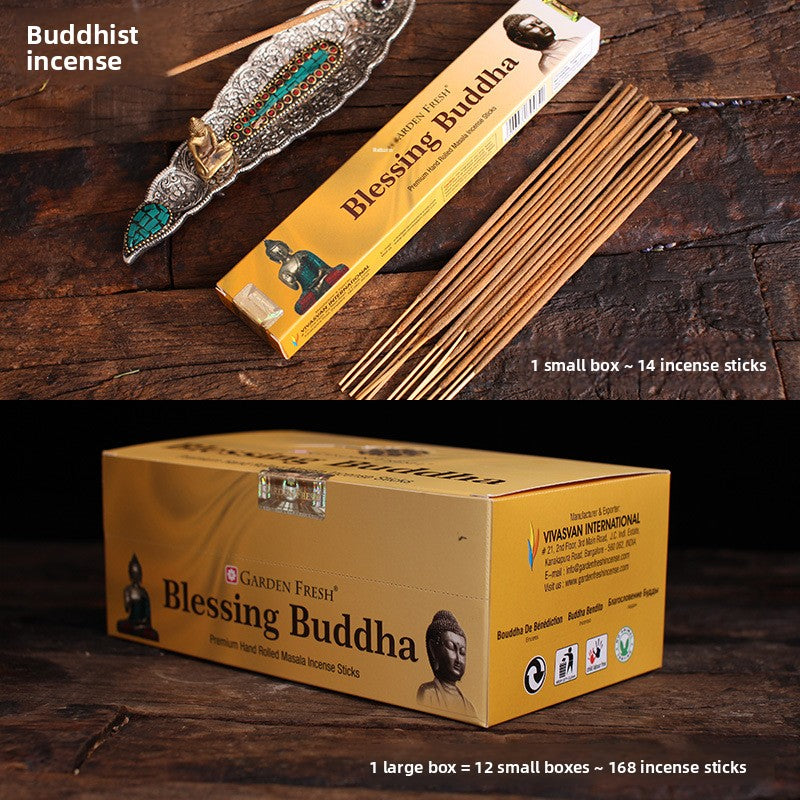 zensoullabGF Hot-Selling Indian Incense 18 Flavors Masala Handmade Sandalwood Agarwood Imported Aromatherapy Incense Stick Tibetan Incense