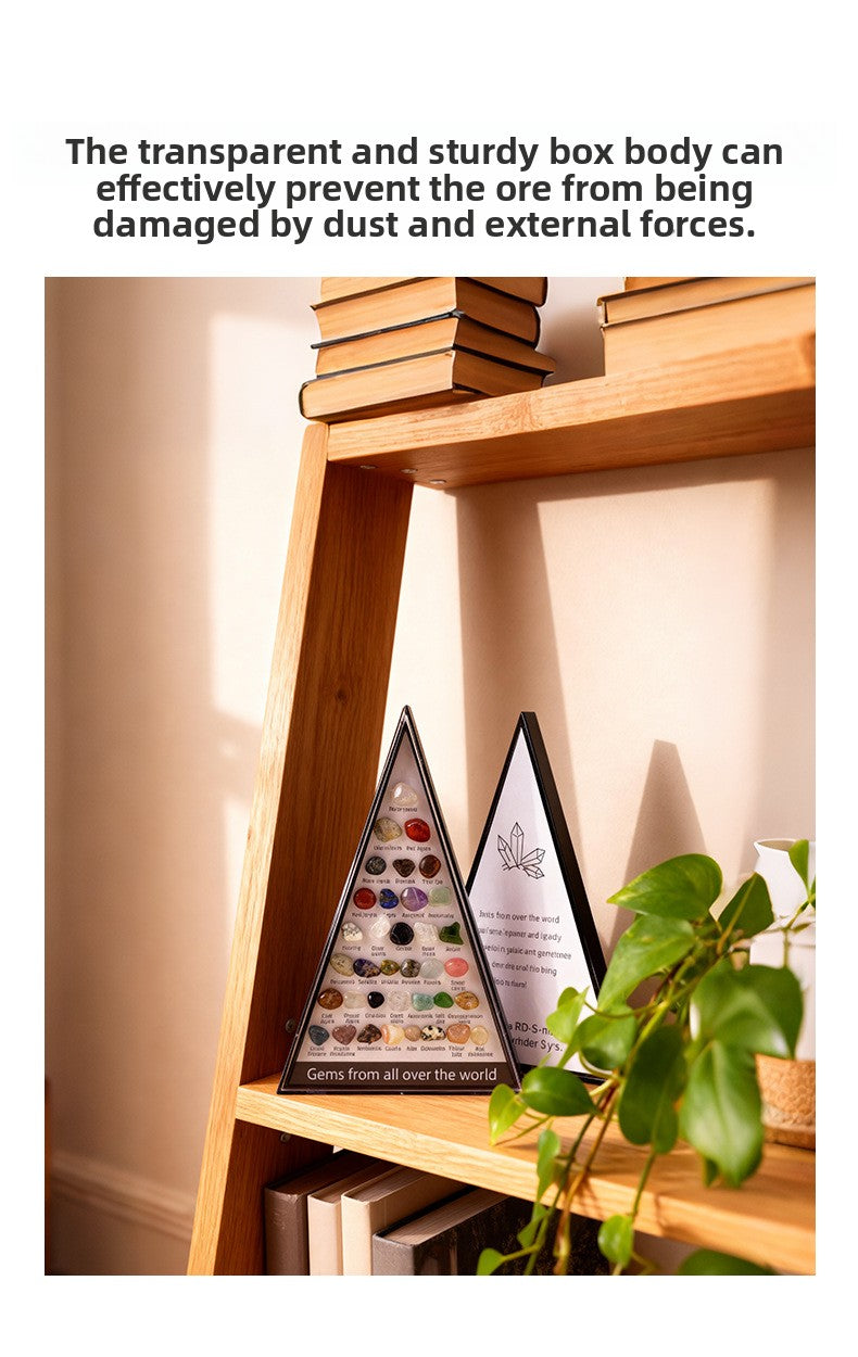 zensoullab Natural Crystal Mineral Specimen Mini Amethyst Raw Stone Gemstone Agate Crystal Craft Mineral Specimen Box