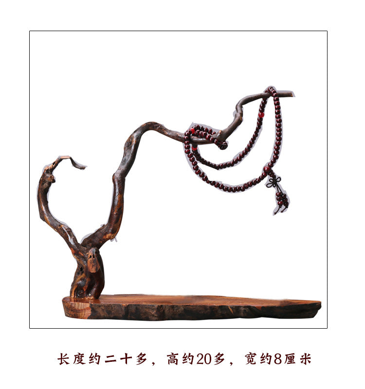 zensoullab Zen New Chinese Style Root Carving Set Ornament Purple Clay Little Monk Living Room TV Cabinet Tea Table Entrance Creative Decoration