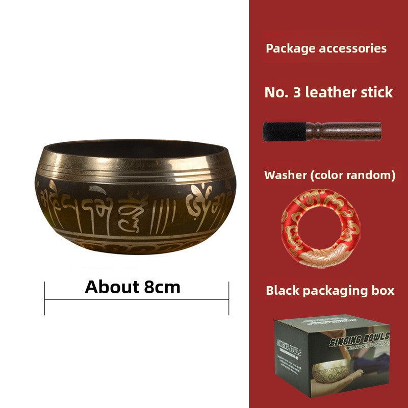 Zensoullab Nepal Buddha Bowl Van Gogh Bowl Yoga Meditation Buddha Copper Bowl Xizang Himalaya Bowl Singing Bowl Hot Sale Direct Supply