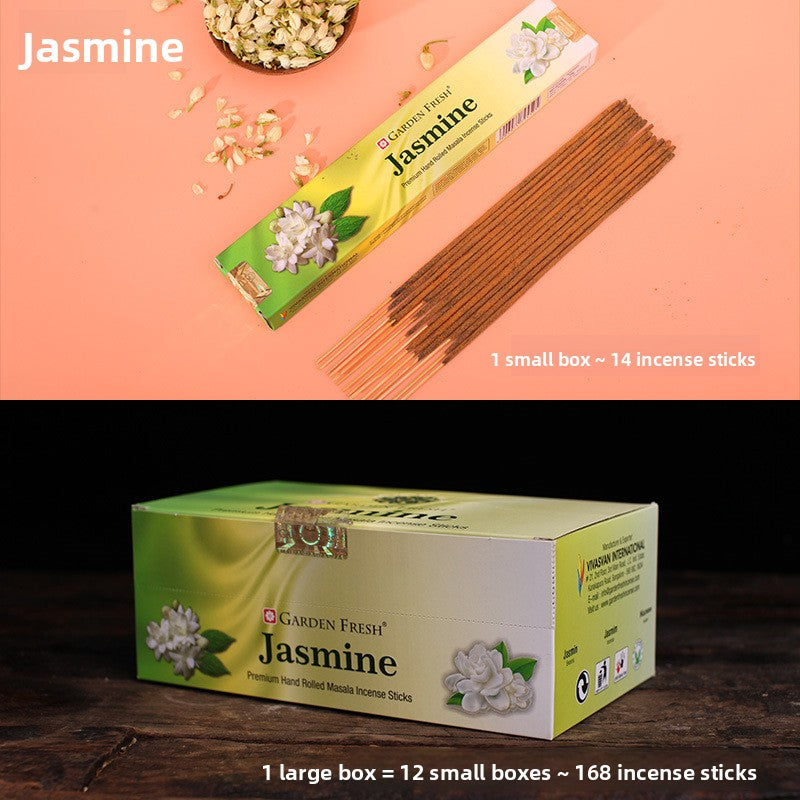 zensoullabGF Hot-Selling Indian Incense 18 Flavors Masala Handmade Sandalwood Agarwood Imported Aromatherapy Incense Stick Tibetan Incense