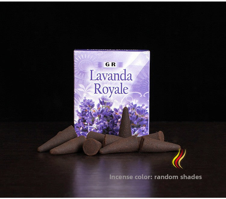zensoullab Indian Incense Lavender Large Box Lavender Indian Original Imported Handmade Tower Incense 406