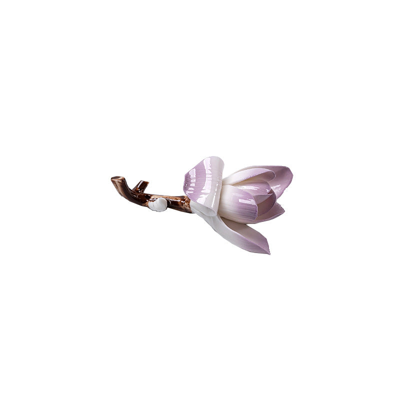 zensoullab Ceramic Magnolia Flower Incense Holder