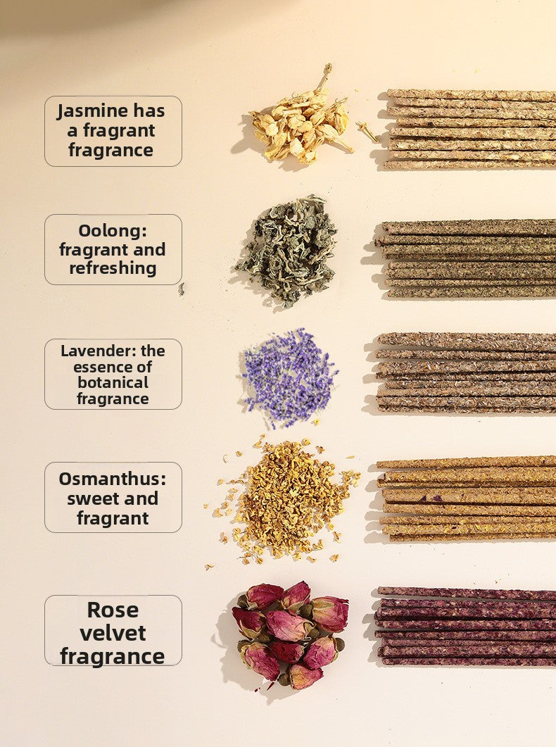 zensoullab Natural Floral Handmade Incense Sticks 12 Pieces/Bag