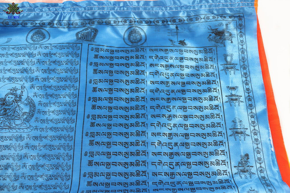 zensoullab Tibetan Ethnic Supplies Temple Buddhist Hall Decoration Hanging Flag Extra Large Colorful Prayer Flags Prayer Flags