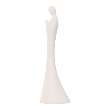 zensoullab Creative Ceramic Phaseless Buddha Figurine Living Room Tea Ceremony White Porcelain Little Monk Zen Style Chinese Minimalist Decorative Ornament