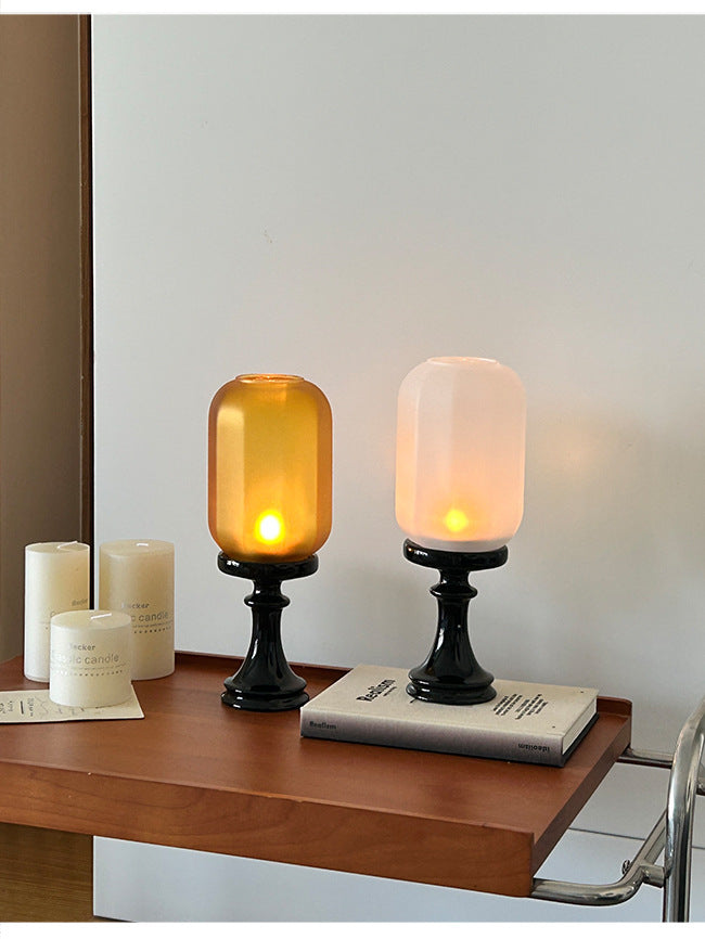 Zensoullab Chinese Style Incense Candle Holder Chinese Zen Antique Lampshade Ceramic Decoration Tea Room Atmosphere