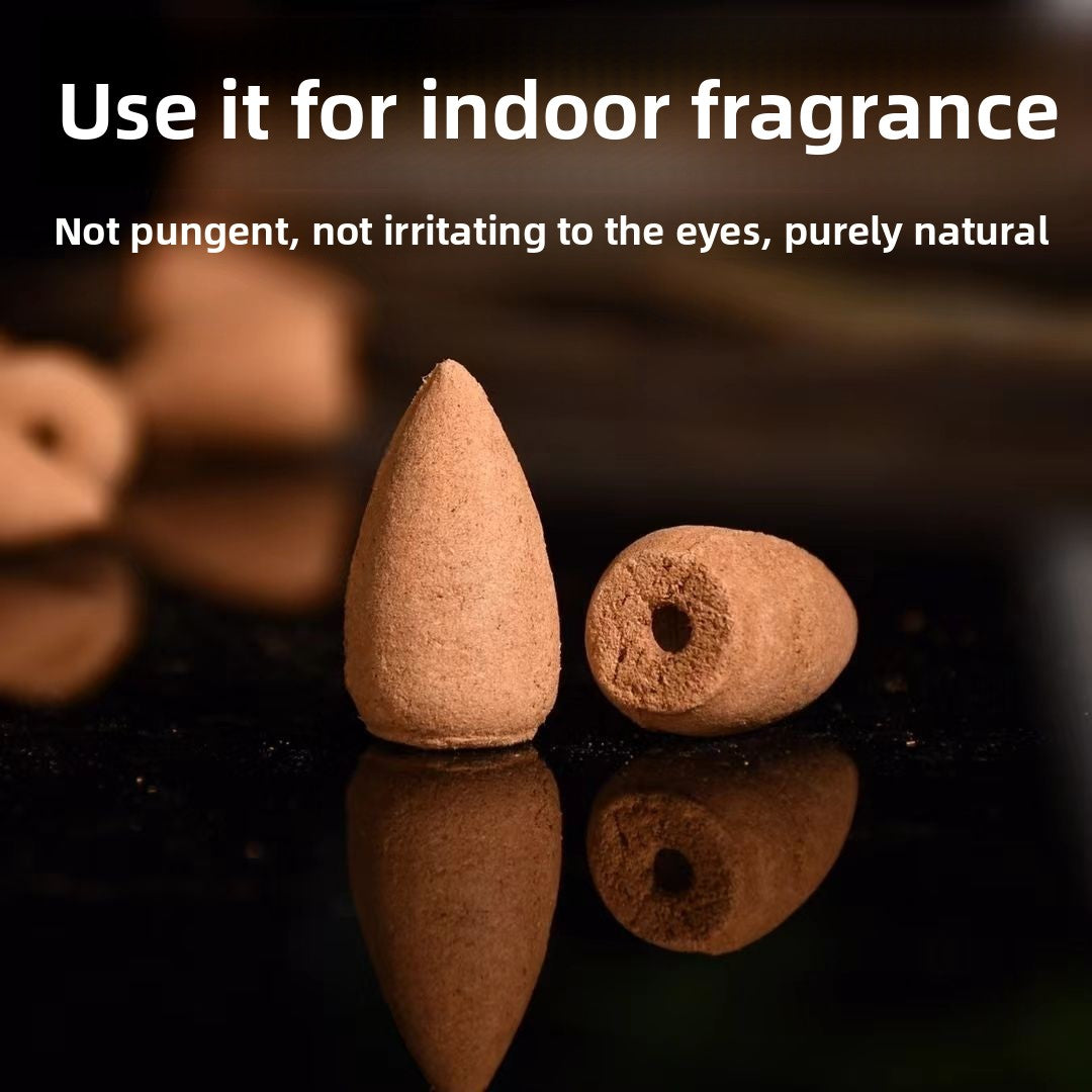 zensoullab 0.5kg Pack Sandalwood Agarwood Natural Backflow Incense Pellets Indoor Air Purification Tower Incense
