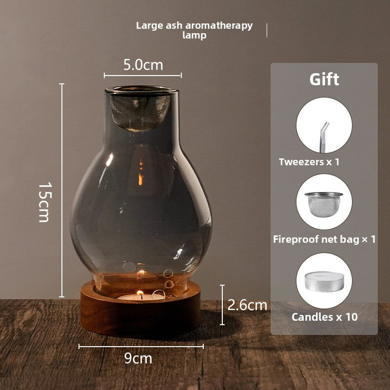 zensoullab Chinese Style Incense Burner Glass Home Use Agarwood Burner Agarwood Sandalwood Natural Incense Fragrance Incense Burner Candle Incense Lamp Incense Burner