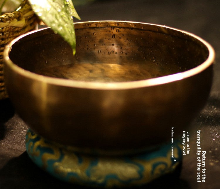 zensoullab Nepal Handmade Pure Bowl Tiger Spot Singing Bowl Yoga Meditation Buddha Sound Bowl Tibetan Singing Bowl Sound Healing Bowl Copper Chime Bowl