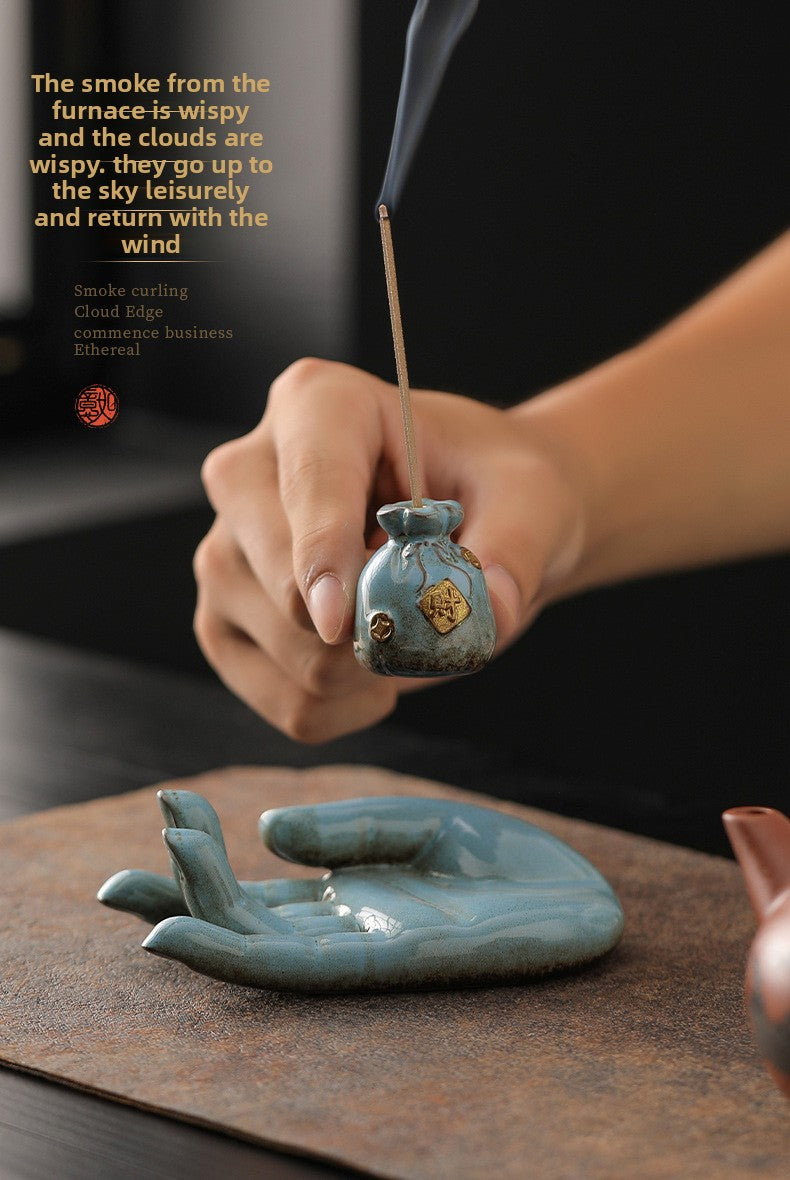 zensoullab Handheld Money Incense Burner