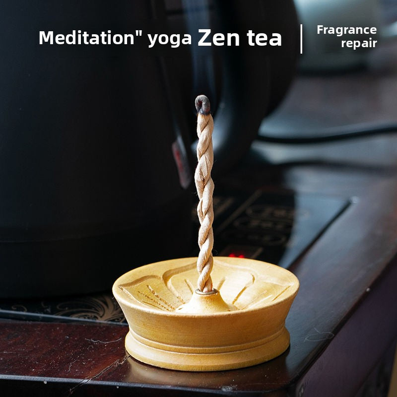 zensoullab Nepal Handmade Plant Incense Powder Rope Incense Meditation Thread Incense Woven Indoor Healing Air Purification Aromatherapy