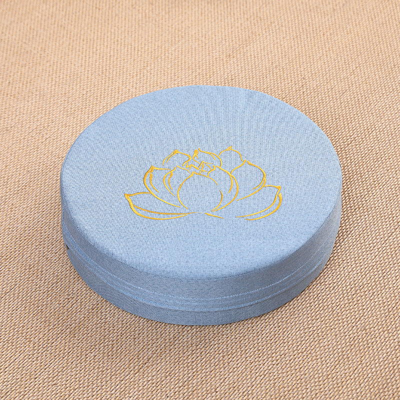 Zensoullab Japanese Style Tatami Mat Futon Cushion Thickened Stool Removable and Washable Window Cushion round Meditation Cushion Meditation Pray Cushion