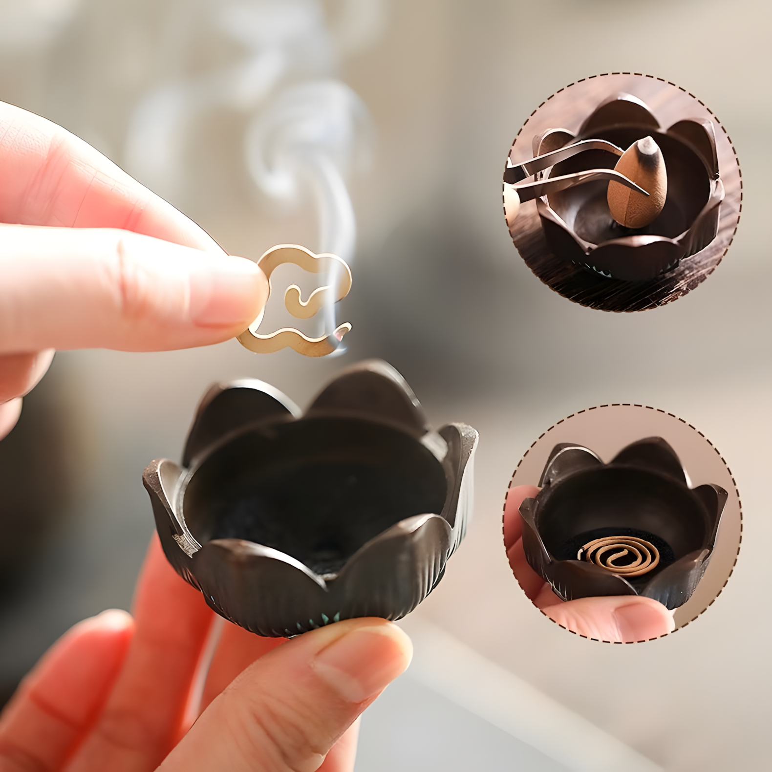 Zensoullab｜ Hanging Serenity Incense Holder