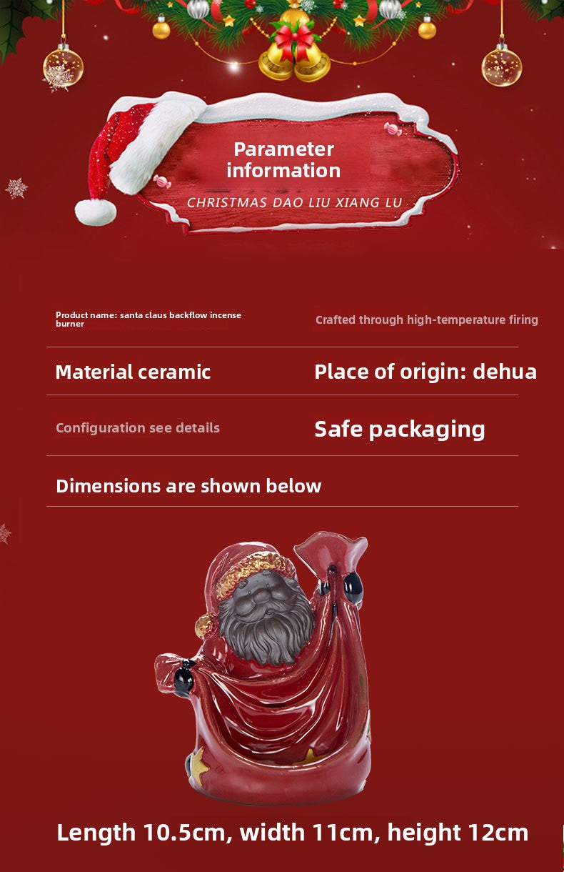 zensoullab Christmas Backflow Incense Burner