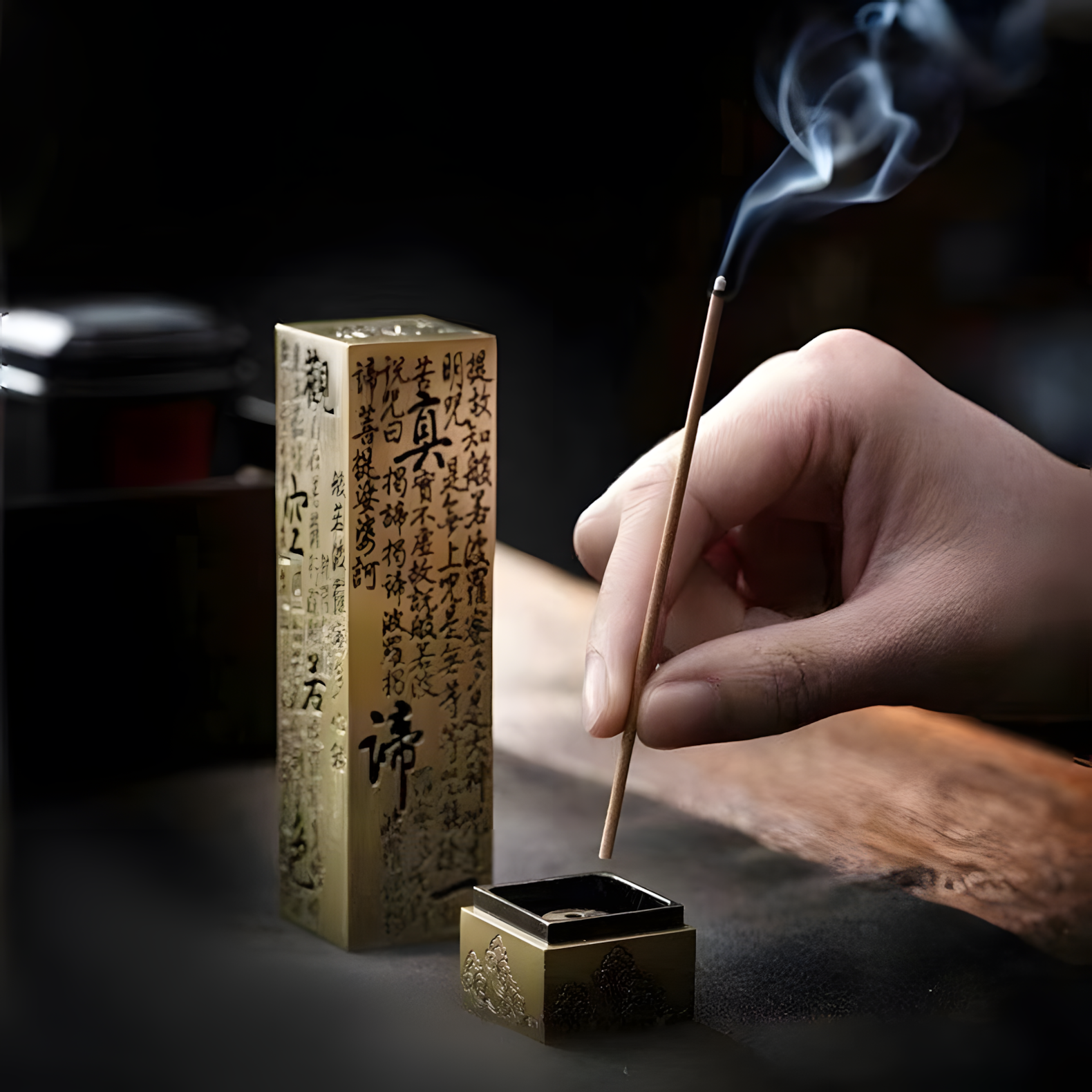 Zensoullab | Heart Sutra Incense Burner for Meditation & Mindfulness