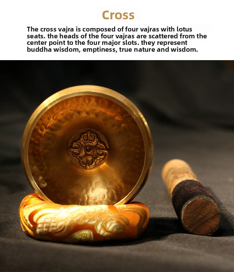 Zensoullab Nepal Handmade Buddha Sound Bowl Himalaya Bowl Meditation Yoga Healing Sound Bowl Xizang Practice Chanting Copper Bowl