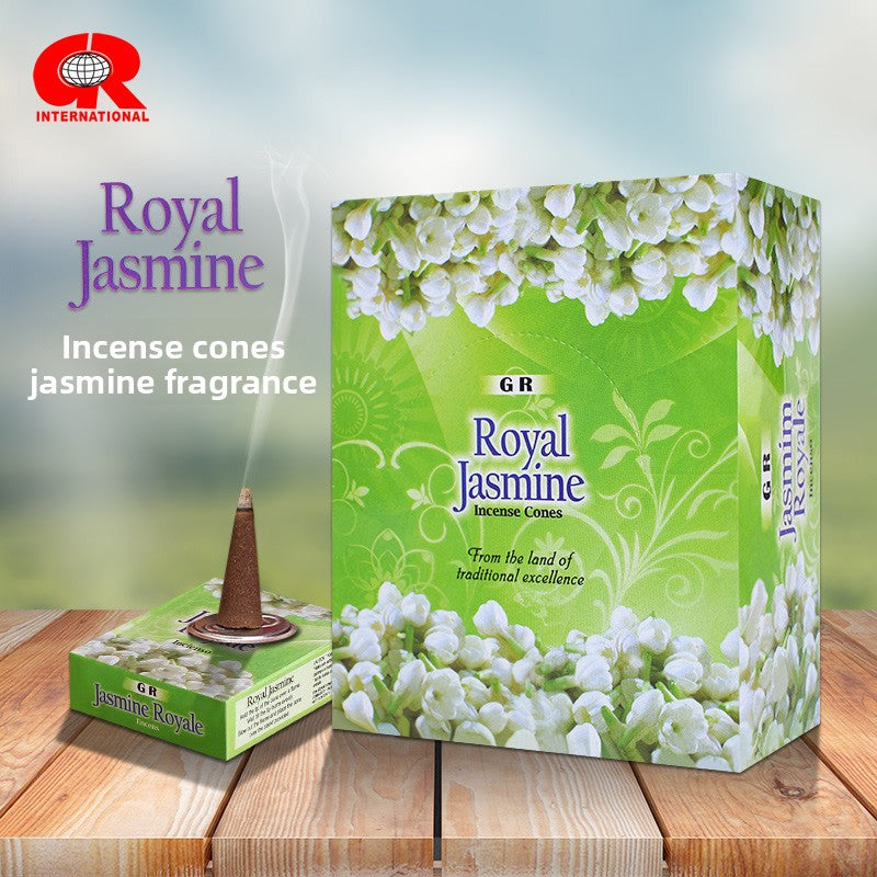 zensoullab Indian Incense Jasmine Large Box Royal Jasmine Original Imported Handmade Aromatherapy Incense Cones 407