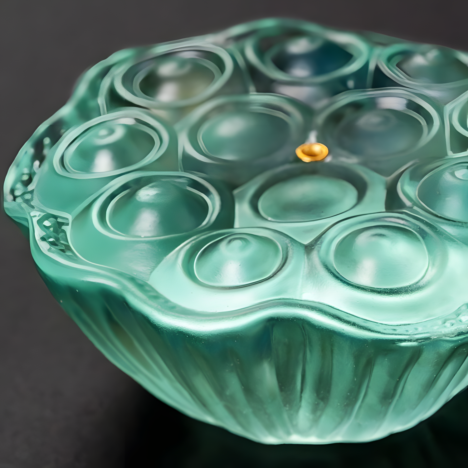 Zensoullab | Lotus Heart Serenity Glass Incense Holder