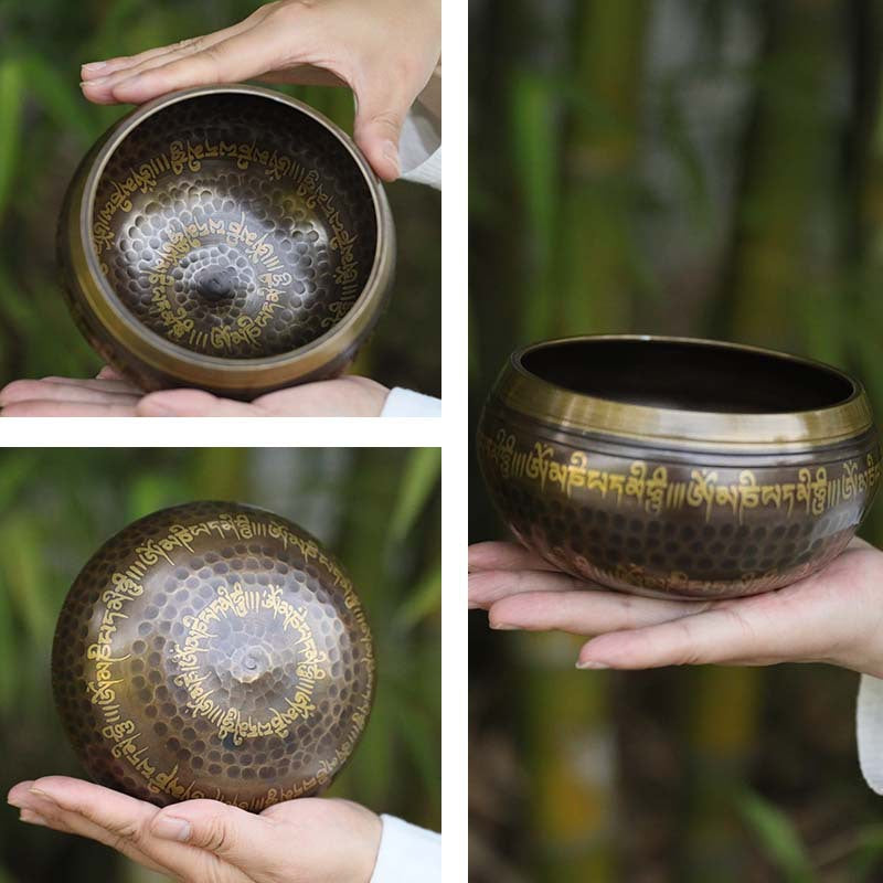 zensoullab Nepal Sutra Singing Bowl Tibetan Singing Bowl Buddha Sound Bowl Buddha Sound Bowl Singing Bowl Yoga Meditation Healing Singing Bowl