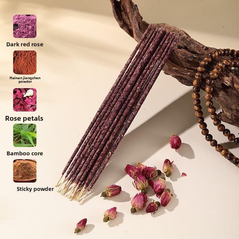 zensoullab Handmade Incense Argentina Incense Rose Osmanthus Petal Incense Sandalwood Lavender Jasmine Incense 12 Sticks/Bag