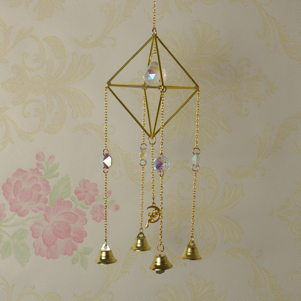 zensoullab Crystal Sun Catcher Air Rack Natural Crystal Ball Lighting Prism Pendant Crystal Hanging Garden Decoration