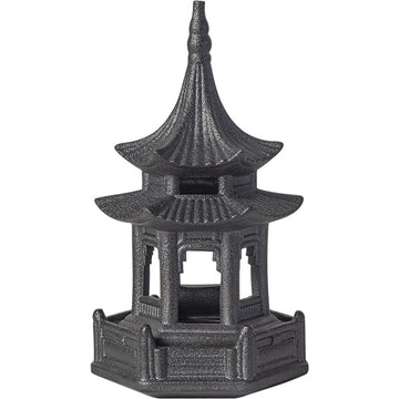 Zensoullab Creative Ceramic Hexagonal Pavilion Tower Incense Burner Home Indoor Incense Burner Zen Tea Room Incense Box Decoration the Machine of Incensing