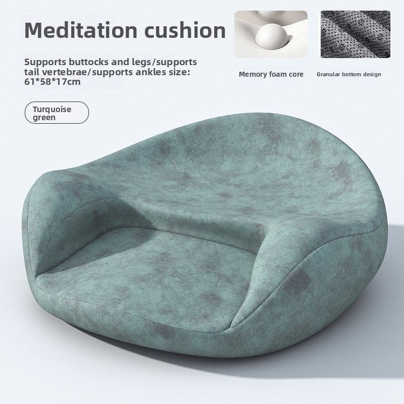 zensoullab Meditation Cushion Memory Foam Yoga Mat Meditation Zen Meditation Meditation Worship Cushion Long Sitting Not Collapse Ergonomic Lazy Cushion