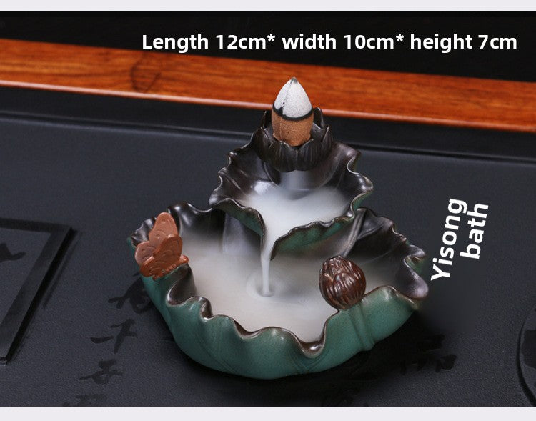 zensoullab Ceramic Buddhist Incense Burner Backflow Incense Incense Tools Incense Burner
