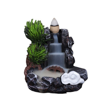 Zensoullab Backflow Incense Burner Resin Ceramic Creative Decoration Aromatherapy Sandalwood Burner Home Aromatherapy Incense Burner Zen