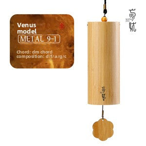 zensoullab Lu Ruzhu Bamboo Wind Chime Chord Japanese Retro Bell Yoga Balcony Outdoor Four Seasons Healing Home Decoration Pendant