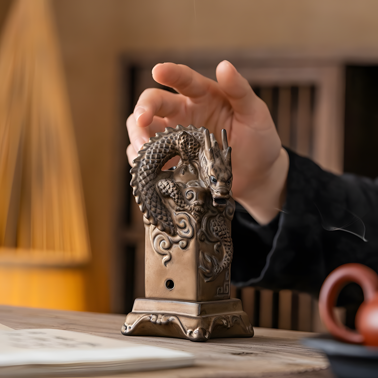 Zensoullab ·  Dragon Guardian Incense Burner