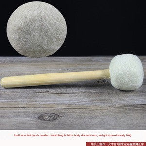 zensoullab Nepal Handmade Wool Felt Knocking Stick Tibetan Singing Bowl Mallet Sound Therapy Buddha Sound Bowl Accessories Buddha Sound Bowl Stick Hammer