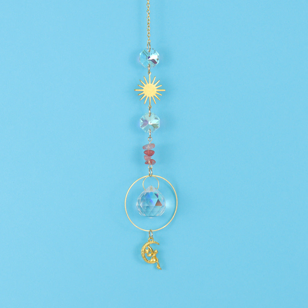 zensoullab Crystal Sun Catcher Crystal Pendant Light Hanging Garden Decoration Pendant Light Crystal Accessories