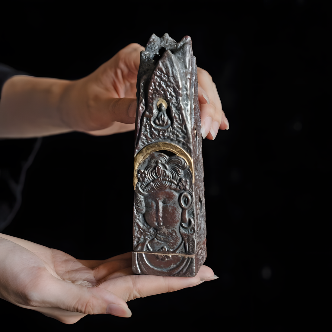 Zensoullab | Zensoullab “Sacred Rock Guardian” Vintage Clay Incense Holder