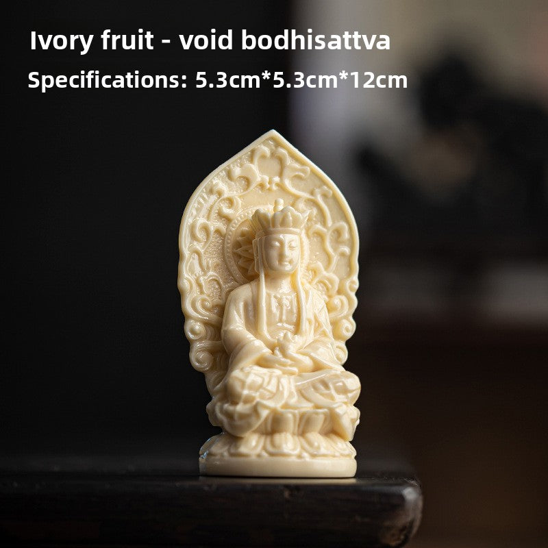 zensoullab Neoclassical Western Three Saints Figures Buddha Statue Ornaments Amitabha Bodhisattva Guanyin Decorations Resin Crafts