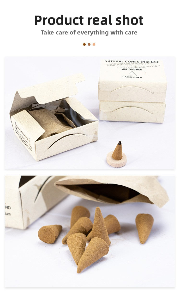 Zensoullablotus Cone Incense India Fragrant Nepal Cone Incense Indoor Home Incense Tibetan Incense Incense Cone Sandalwood Amber