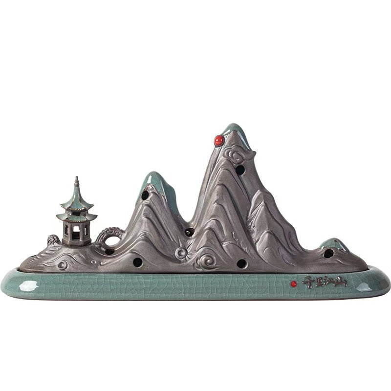 zensoullab Ceramic Incense Burner Sandalwood Burner Incense Box Incense Holder Incense Stick Agarwood Sandalwood Incense Burner Home Indoor Incense Home Decor