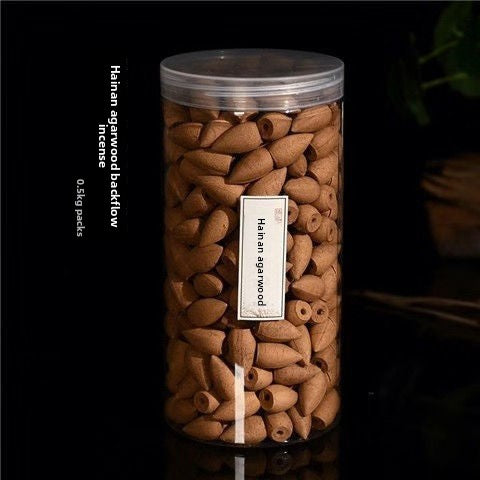 zensoullab 0.5kg Pack Sandalwood Agarwood Natural Backflow Incense Pellets Indoor Air Purification Tower Incense