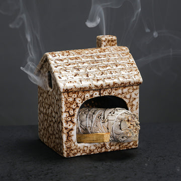 zensoullab Kiln Change Ceramic Peruvian Wood Small Fireplace American Christmas House Sage Burning Rack Outdoor Gardening Landscaping