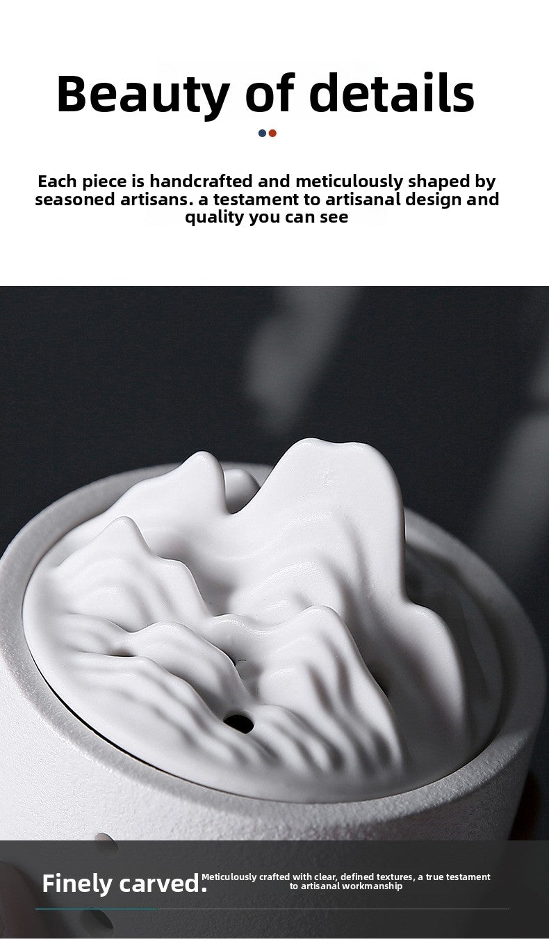 zensoullab Thousand Miles of Rivers and Mountains Ceramic Incense Burner