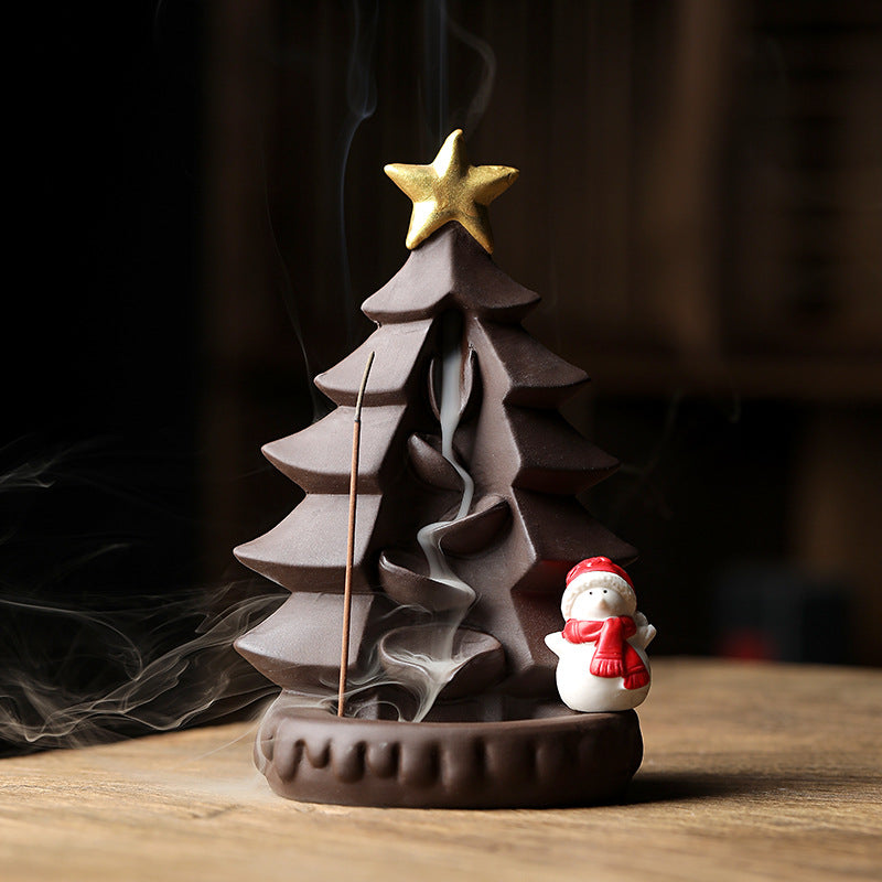 zensoullab Christmas Tree Backflow Incense Burner
