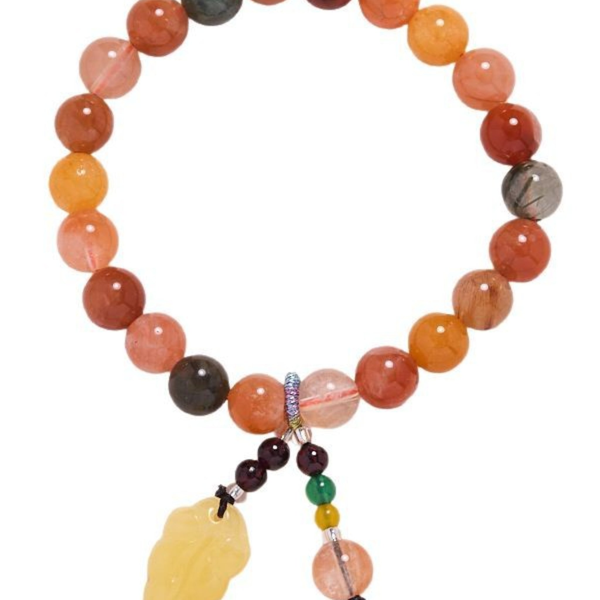 Zensoullab Temple Same Style Five Fu Duobao Crystal Bracelet Fu Lu Shou Crystal Bracelet