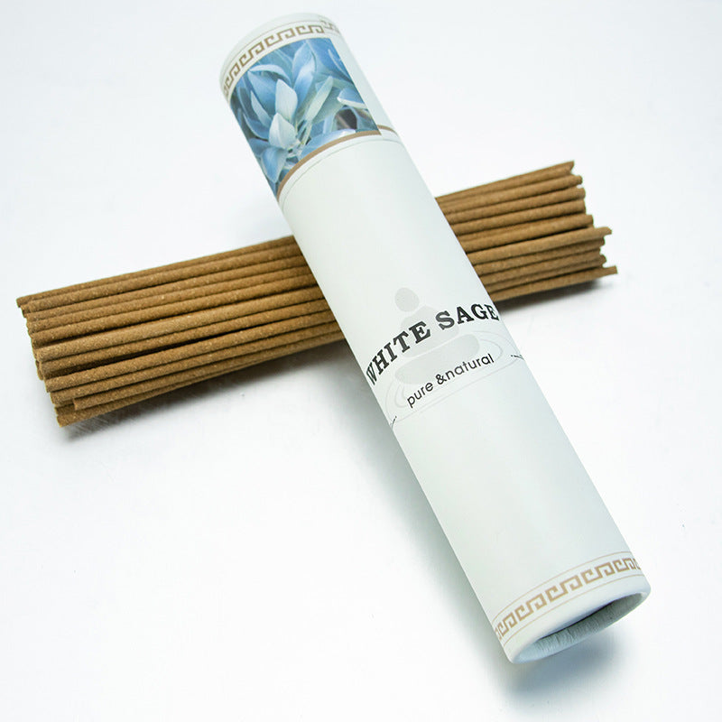 Zensoullab California White Salvia Officinalis Aromatherapy Himalaya Bowl Crystal Purification Plant Raw Materials Niche Aromatherapy Healing Domestic Incense Joss-Stick
