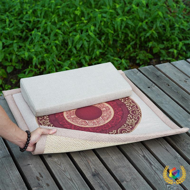 zensoullab Double-Sided Meditation Cushion Home Meditation Cushion Meditation Seat Cushion Thickened Meditation Cushion Meditation Cushion