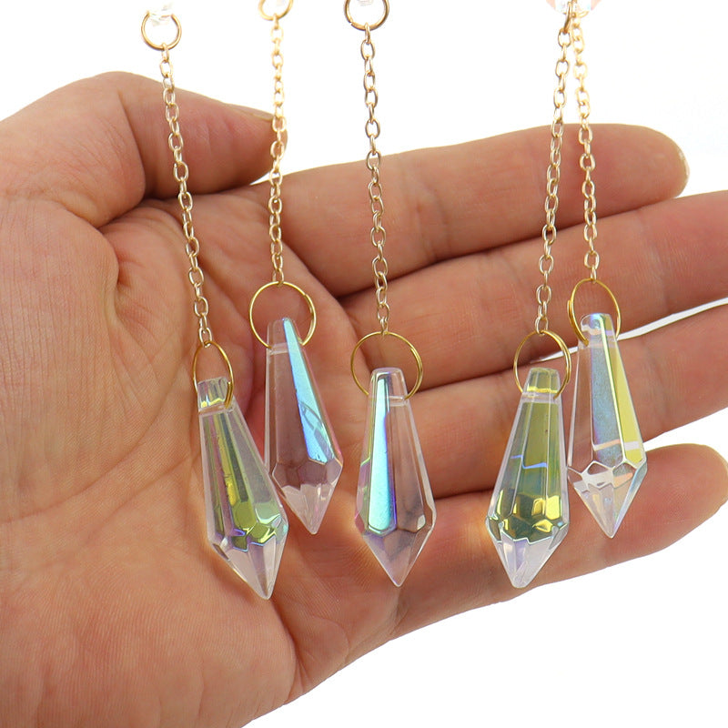 zensoullab Sun Catcher Crystal Air Frame Heart Pendant Light Garden Decoration Pendant Light Crystal Hanging Ornament